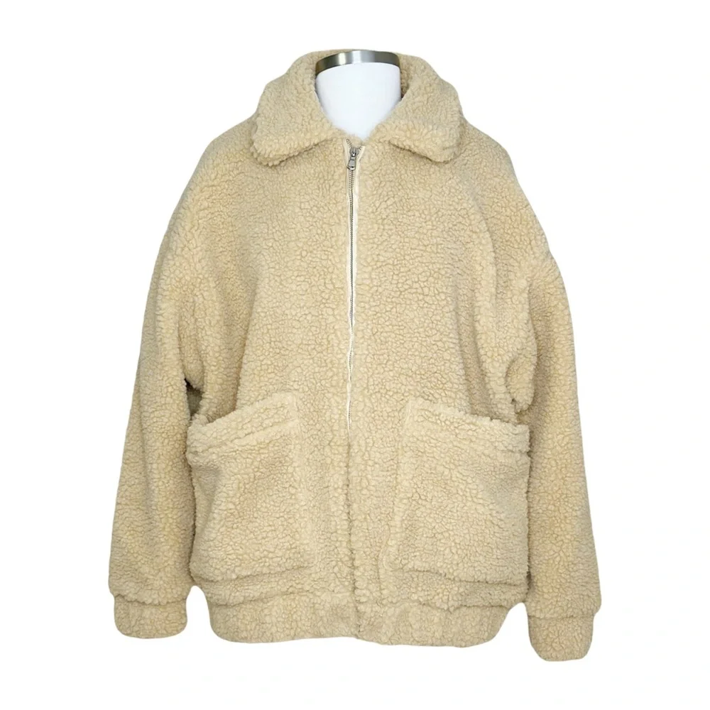 I.AM.GIA. Pixie Oversized Sherpa Teddy Coat - Camel - Picture 1 of 15